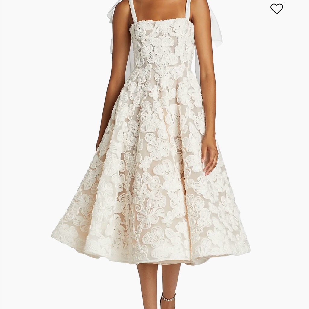 Bronx And Banco Sabrina Embroidered A-Line Midi-Dress